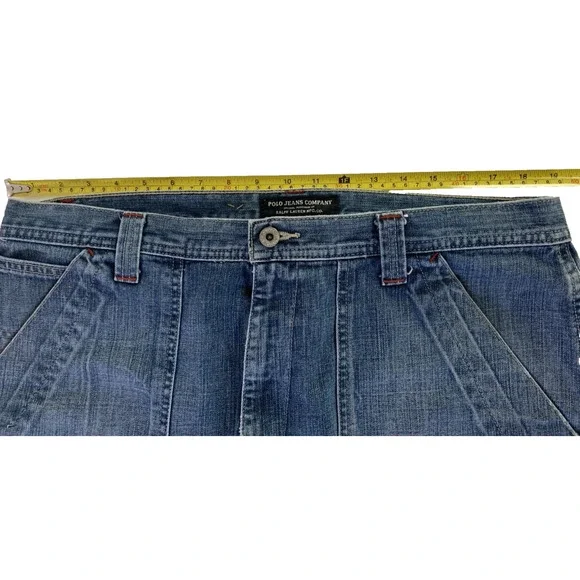 Vintage Polo Jeans Ralph Lauren Black Mens Size 38 Denim